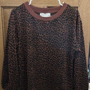LOFT Leopard Print Sweater